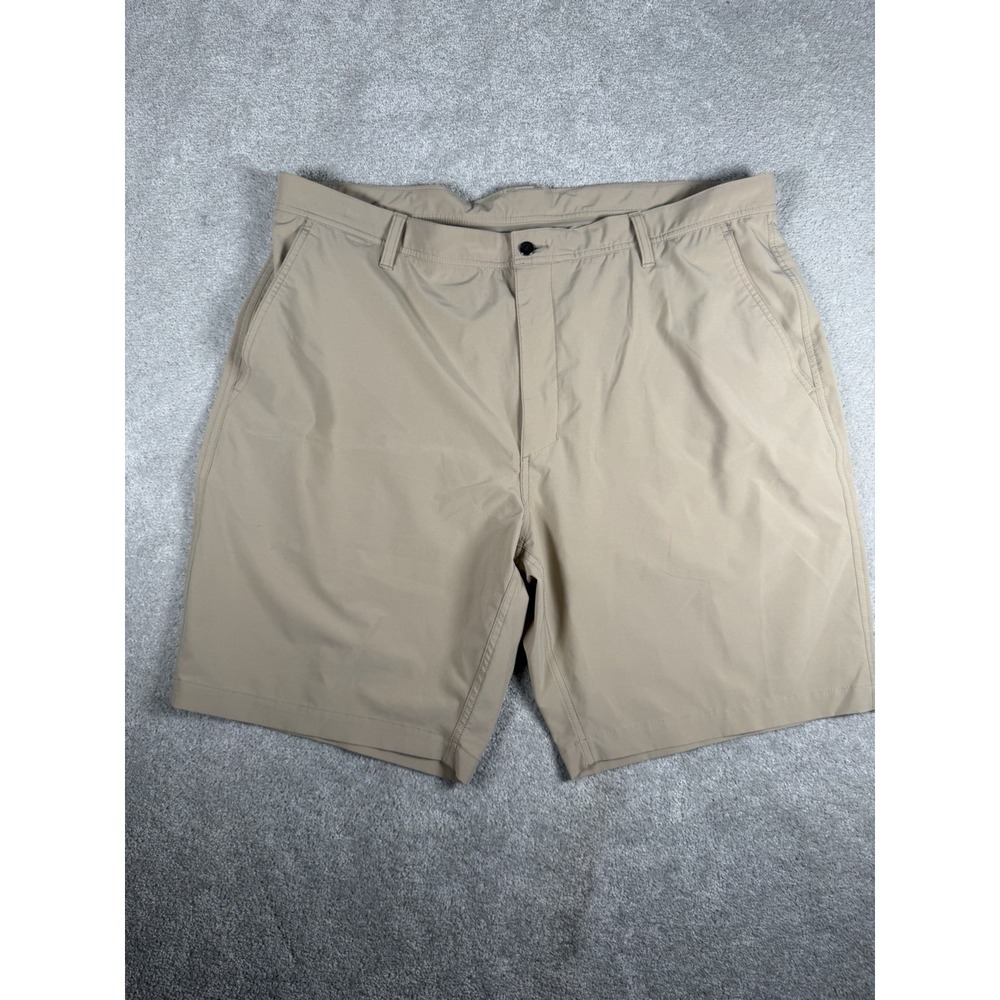 FootJoy Performance Golf‎ Shorts Men's Size 42 Beige Lightweight 9.5" Inseam